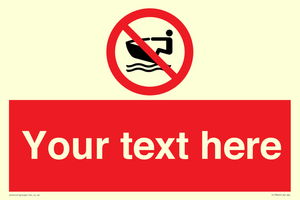 Custom No personal water craft